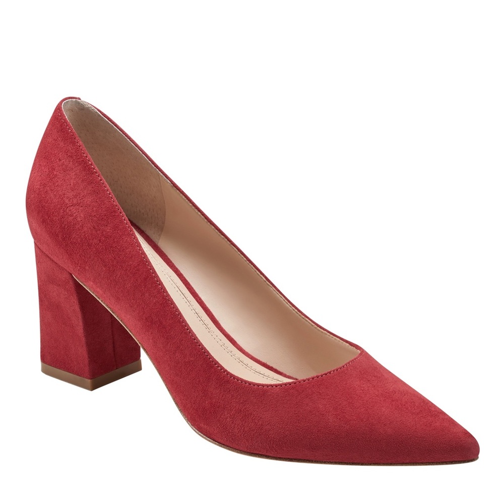 Marc fisher ZALA BLOCK HEEL POINTY TOE PUMP